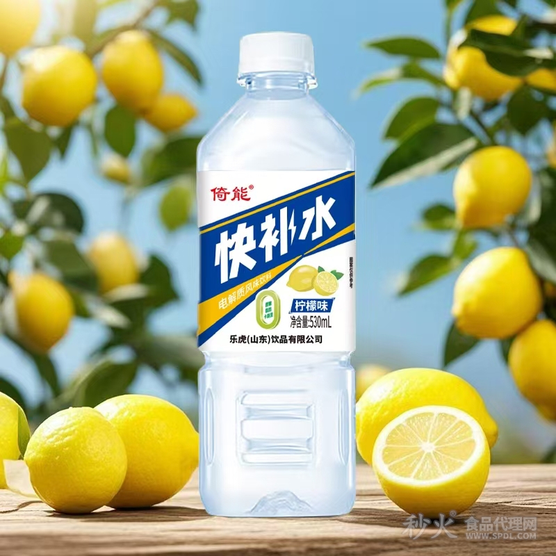 倚能快补水电解质风味饮料柠檬味530ml