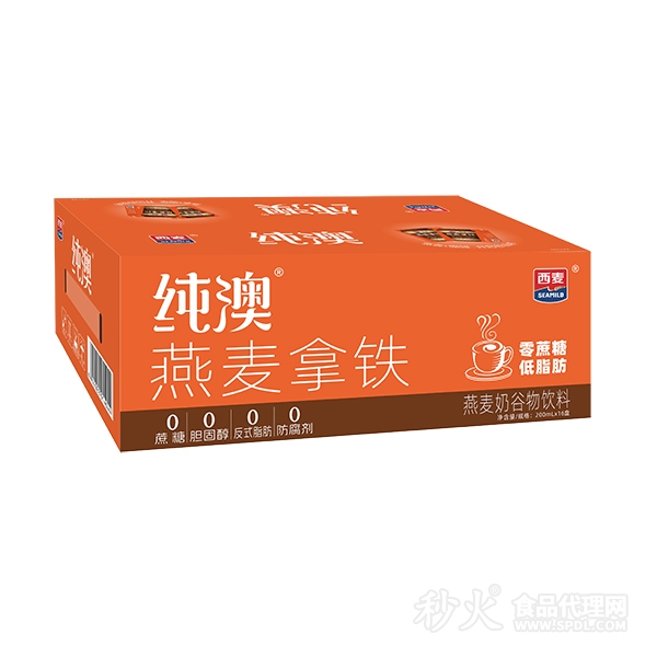 纯澳燕麦拿铁200mlx16盒