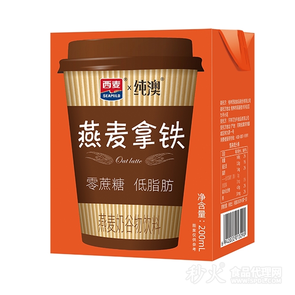 纯澳燕麦拿铁200ml