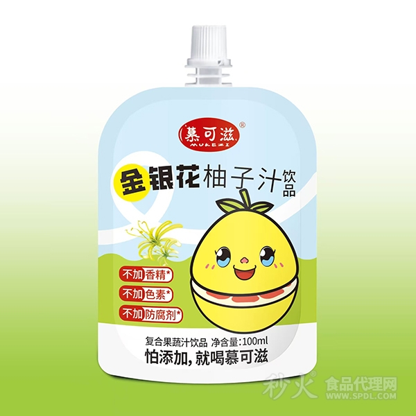 慕可滋金银花柚子汁100ml