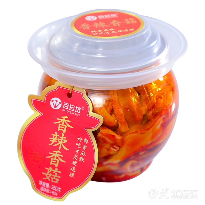 百珍坊香辣香菇350g